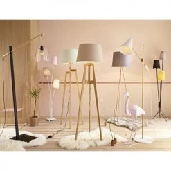 Maisons Du Monde Lampadaires Lampadaire En Métal 3 Abat-jours Tricolores H155 -Lampadaires || Lustres || Guirlandes et décorations lumineuses Soldes lampadaire en metal 3 abat jours tricolores h155 1000 11 38 153419 9