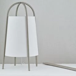 Keria Lampadaires Lampadaire En Métal Argente -Lampadaires || Lustres || Guirlandes et décorations lumineuses Soldes lampadaire en metal argente 28