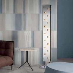 Keria Lampadaires Lampadaire En Métal Argenté -Lampadaires || Lustres || Guirlandes et décorations lumineuses Soldes lampadaire en metal argente 31