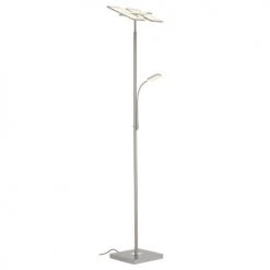 Brilliant Lampadaires Lampadaire En Métal Argenté