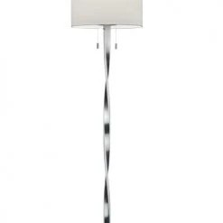 Trio Lampadaires Lampadaire En Métal Argenté H160cm
