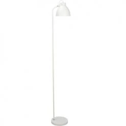 Wadiga Lampadaires Lampadaire En Métal Blanc H155cm