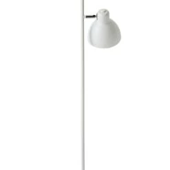 Dyberg Larsen Lampadaires Lampadaire En Métal Blanc Mat Et Chrome, H 160 Cm D 16 Cm -Lampadaires || Lustres || Guirlandes et décorations lumineuses Soldes lampadaire en metal blanc mat et chrome h 160 cm d 16 cm 3