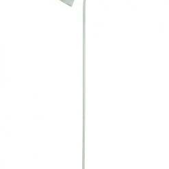 Dyberg Larsen Lampadaires Lampadaire En Métal Blanc Mat, H 135 Cm D 11,5 Cm