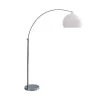 Maisons Du Monde Lampadaires Lampadaire En Métal Chromé Et Plastique Blanc H 209 Cm