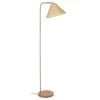 Maisons Du Monde Lampadaires Lampadaire En Métal Doré, Chêne Et Abat-jour En Rotin Tressé H160 -Lampadaires || Lustres || Guirlandes et décorations lumineuses Soldes lampadaire en metal dore chene et abat jour en rotin tresse h160 1000 13 21 218633 1