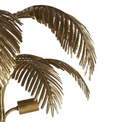 Lampadaires || Lustres || Guirlandes et décorations lumineuses Soldes -Lampadaires || Lustres || Guirlandes et décorations lumineuses Soldes lampadaire en metal dore decoupe feuilles de palmier h164 1000 10 4 222880 4