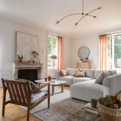 Maisons Du Monde Lampadaires Lampadaire En Métal Doré Et Laqué Crème H155 -Lampadaires || Lustres || Guirlandes et décorations lumineuses Soldes lampadaire en metal dore et laque creme h155 1000 1 20 219165 2