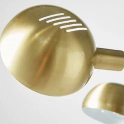 Maisons Du Monde Lampadaires Lampadaire En Métal Doré H210 -Lampadaires || Lustres || Guirlandes et décorations lumineuses Soldes lampadaire en metal dore h210 1000 12 23 190837 5