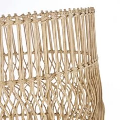 Maisons Du Monde Lampadaires Lampadaire En Métal Et Abat-jour En Rotin Beige H154 -Lampadaires || Lustres || Guirlandes et décorations lumineuses Soldes lampadaire en metal et abat jour en rotin beige h154 1000 0 20 226627 4