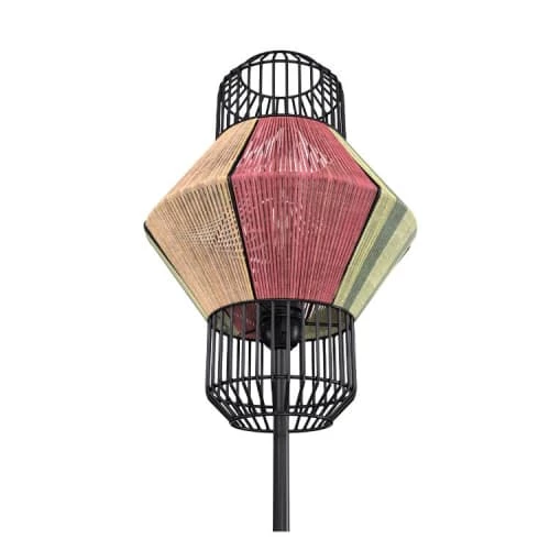 Rendez Vous Déco Lampadaires Lampadaire En Métal Et Coton Tricolore 6 Rendez Vous Déco Lampadaires Lampadaire En Métal Et Coton Tricolore – Image 4