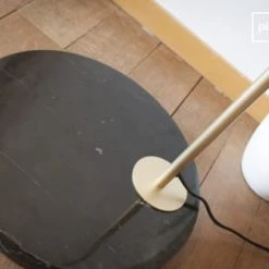 Pomax Lampadaires Lampadaire En Métal Et Marbre Noir -Lampadaires || Lustres || Guirlandes et décorations lumineuses Soldes lampadaire en metal et marbre noir 2