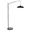 Maisons Du Monde Lampadaires Lampadaire En Métal Et Marbre Noirs Avec Bras Déporté H202 -Lampadaires || Lustres || Guirlandes et décorations lumineuses Soldes lampadaire en metal et marbre noirs avec bras deporte h202 1000 11 8 222966 1