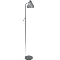 Wadiga Lampadaires Lampadaire En Métal Gris H155cm -Lampadaires || Lustres || Guirlandes et décorations lumineuses Soldes lampadaire en metal gris h155cm 3