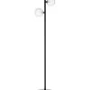 Wadiga Lampadaires Lampadaire En Métal Noir 2 Globes En Verre H130cm 2 Wadiga Lampadaires Lampadaire En Métal Noir 2 Globes En Verre H130cm -Lampadaires || Lustres || Guirlandes et décorations lumineuses Soldes lampadaire en metal noir 2 globes en verre h130cm