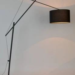 BOITE A DESIGN Lampadaires Lampadaire En Métal Noir -Lampadaires || Lustres || Guirlandes et décorations lumineuses Soldes lampadaire en metal noir 26