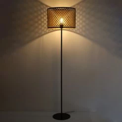 Keria Lampadaires Lampadaire En Métal Noir -Lampadaires || Lustres || Guirlandes et décorations lumineuses Soldes lampadaire en metal noir 81