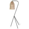 Maisons Du Monde Lampadaires Lampadaire En Métal Noir Et Abat-jour En Rotin H173 -Lampadaires || Lustres || Guirlandes et décorations lumineuses Soldes lampadaire en metal noir et abat jour en rotin h173 1000 10 13 228711 1