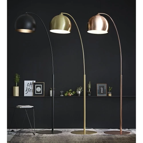 Maisons Du Monde Lampadaires Lampadaire En Métal Noir H 190 Cm 5 Maisons Du Monde Lampadaires Lampadaire En Métal Noir H 190 Cm – Image 3