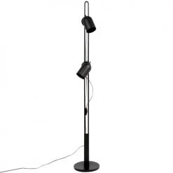 Maisons Du Monde Lampadaires Lampadaire En Métal Noir H156 -Lampadaires || Lustres || Guirlandes et décorations lumineuses Soldes lampadaire en metal noir h156 1000 2 4 228210 2