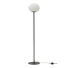 Dyberg Larsen Lampadaires Lampadaire En Métal Noir Mat Et Verre, H 148,5 Cm D 28 Cm -Lampadaires || Lustres || Guirlandes et décorations lumineuses Soldes lampadaire en metal noir mat et verre h 148 5 cm d 28 cm