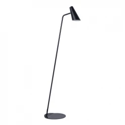 Dyberg Larsen Lampadaires Lampadaire En Métal Noir Mat , H 149 Cm D 30 Cm