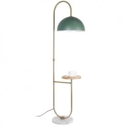 Laurie Lumière Lampadaires Lampadaire En Métal Vert -Lampadaires || Lustres || Guirlandes et décorations lumineuses Soldes lampadaire en metal vert 2