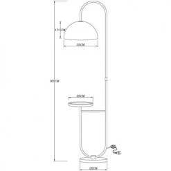 Laurie Lumière Lampadaires Lampadaire En Métal Vert -Lampadaires || Lustres || Guirlandes et décorations lumineuses Soldes lampadaire en metal vert 3