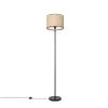 QAZQA Lampadaires Lampadaire En Rotin Naturel