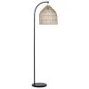 Beliani Lampadaires Lampadaire En Rotin Naturel -Lampadaires || Lustres || Guirlandes et décorations lumineuses Soldes lampadaire en rotin naturel 6
