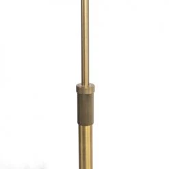 QAZQA Lampadaires Lampadaire En Tissu Bronze -Lampadaires || Lustres || Guirlandes et décorations lumineuses Soldes lampadaire en tissu bronze 4