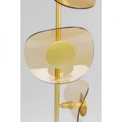 Kare Design Lampadaires Lampadaire En Verre Et Acier Doré H160 -Lampadaires || Lustres || Guirlandes et décorations lumineuses Soldes lampadaire en verre et acier dore h160 2
