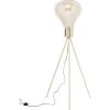 Kare Design Lampadaires Lampadaire En Verre Et Acier Doré H160 -Lampadaires || Lustres || Guirlandes et décorations lumineuses Soldes lampadaire en verre et acier dore h160 5