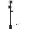 Kare Design Lampadaires Lampadaire En Verre Et Acier Noir H160 -Lampadaires || Lustres || Guirlandes et décorations lumineuses Soldes lampadaire en verre et acier noir h160