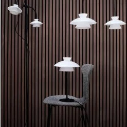 Dyberg Larsen Lampadaires Lampadaire En Verre Et Noir Mat, H 160 Cm D 37 Cm -Lampadaires || Lustres || Guirlandes et décorations lumineuses Soldes lampadaire en verre et noir mat h 160 cm d 37 cm 2