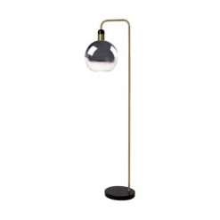 Lampea Lampadaires Lampadaire En Verre Fumé 158 Cm -Lampadaires || Lustres || Guirlandes et décorations lumineuses Soldes lampadaire en verre fume 158 cm 1