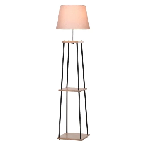 Homcom Lampadaires Lampadaire étagères 3 Homcom Lampadaires Lampadaire étagères