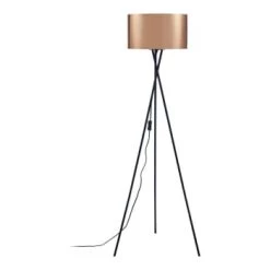 Lampea Lampadaires Lampadaire Industriel En Doré 140 Cm -Lampadaires || Lustres || Guirlandes et décorations lumineuses Soldes lampadaire industriel en cuivre 140 cm 4