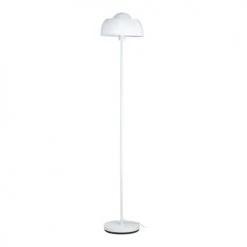 Lampea Lampadaires Lampadaire Industriel En Métal Blanc 150 Cm