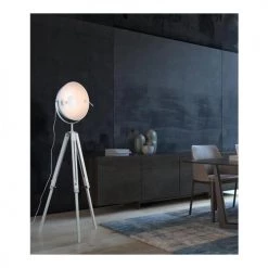 Lampea Lampadaires Lampadaire Industriel En Métal Blanc 170 Cm -Lampadaires || Lustres || Guirlandes et décorations lumineuses Soldes lampadaire industriel en metal blanc 170 cm 2
