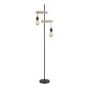 Lampea Lampadaires Lampadaire Industriel En Métal Noir 150 Cm -Lampadaires || Lustres || Guirlandes et décorations lumineuses Soldes lampadaire industriel en metal noir 150 cm