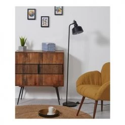 Lampea Lampadaires Lampadaire Industriel En Métal Noir 153 Cm -Lampadaires || Lustres || Guirlandes et décorations lumineuses Soldes lampadaire industriel en metal noir 153 cm 5