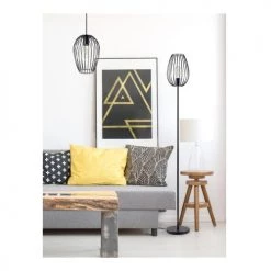 Lampea Lampadaires Lampadaire Industriel En Métal Noir 160 Cm -Lampadaires || Lustres || Guirlandes et décorations lumineuses Soldes lampadaire industriel en metal noir 160 cm 4