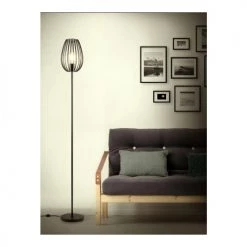 Lampea Lampadaires Lampadaire Industriel En Métal Noir 160 Cm -Lampadaires || Lustres || Guirlandes et décorations lumineuses Soldes lampadaire industriel en metal noir 160 cm 5