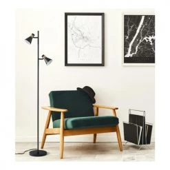 Lampea Lampadaires Lampadaire Industriel En Métal Noir 160 Cm -Lampadaires || Lustres || Guirlandes et décorations lumineuses Soldes lampadaire industriel en metal noir 160 cm 7