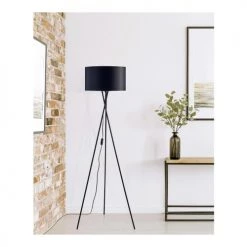 Lampea Lampadaires Lampadaire Industriel En Noir 140 Cm -Lampadaires || Lustres || Guirlandes et décorations lumineuses Soldes lampadaire industriel en noir 140 cm 3