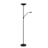 Lucide Lampadaires Lampadaire LED Avec Liseuse Métal Noir H180cm -Lampadaires || Lustres || Guirlandes et décorations lumineuses Soldes lampadaire led avec liseuse metal noir h180cm