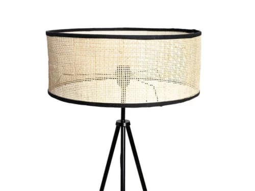 Jardideco Lampadaires Lampadaire Métal Bambou Noir H150cm 4 Jardideco Lampadaires Lampadaire Métal Bambou Noir H150cm – Image 2