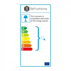 Bepurehome Lampadaires Lampadaire Métal Et Verre Doré Lampe Sur Pied -Lampadaires || Lustres || Guirlandes et décorations lumineuses Soldes lampadaire metal et verre dore lampe sur pied 2