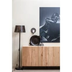 Woood Lampadaires Lampadaire Métal Noir Et Doré Lampe Sur Pied -Lampadaires || Lustres || Guirlandes et décorations lumineuses Soldes lampadaire metal noir et dore lampe sur pied 2